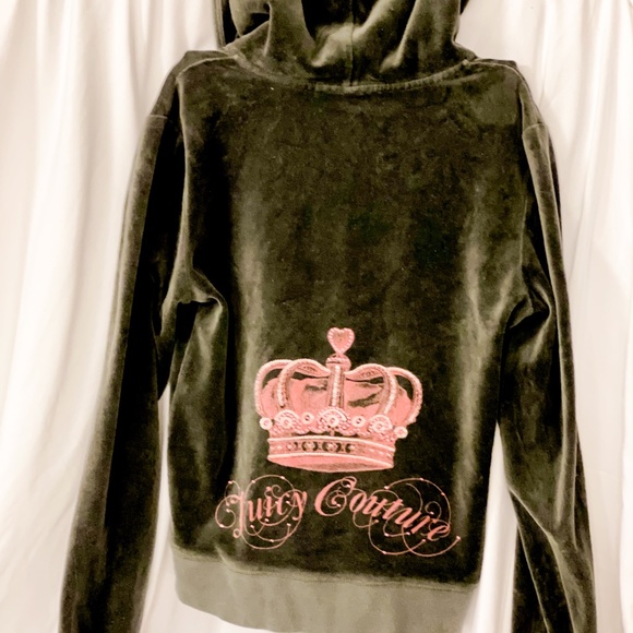 Charcoal Velour Jacket - Picture 2 of 4